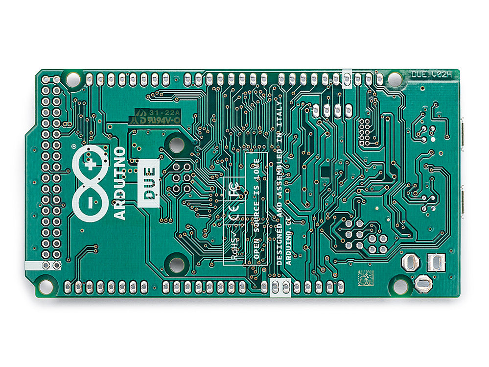 Arduino From Back Arduino Due without Headers | ARM Cortex-M3 Dev Board — Arduino Online Shop
