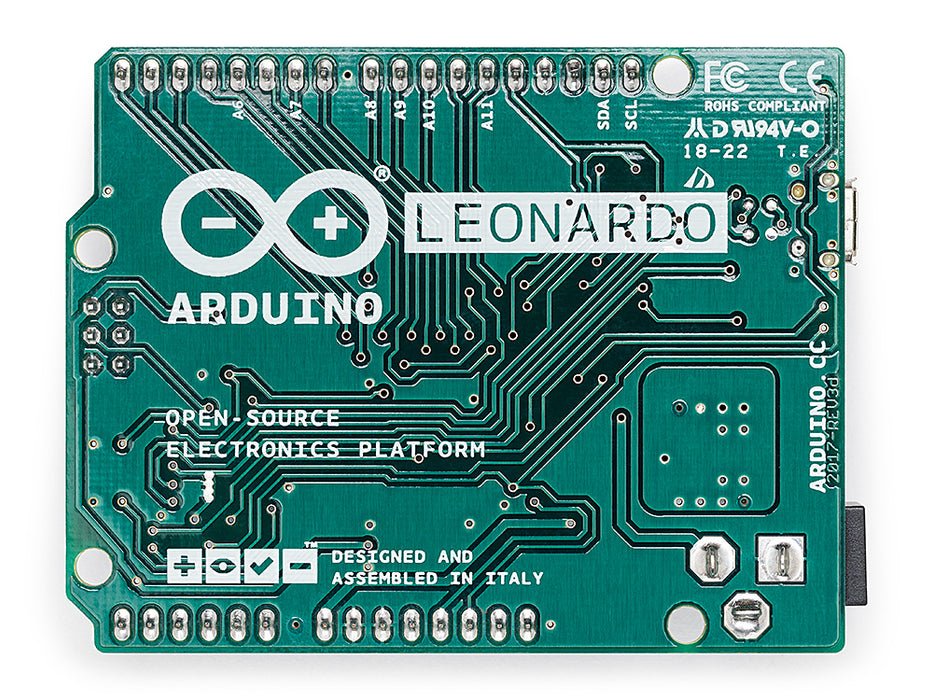 Arduino Leonardo Inout Arduino Leonardo with Headers | USB Microcontroller Board — Arduino ...
