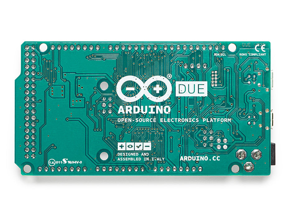 Arduino From Back Arduino Due with Headers | ARM Cortex-M3 Dev Board — Arduino Online Shop