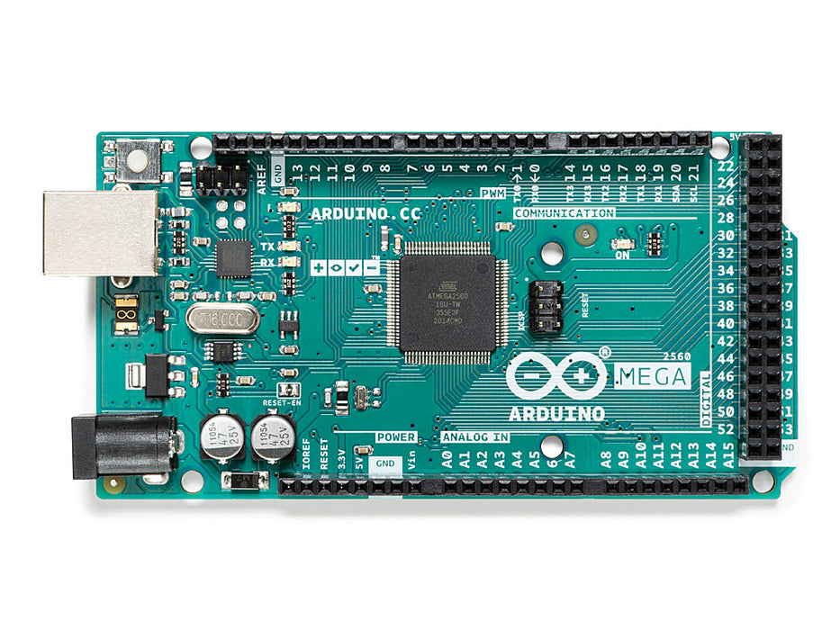 Arduino Mega 2560 Rev3 – 54 Digital I/O, 16 Analog Inputs, 256KB Flash ...