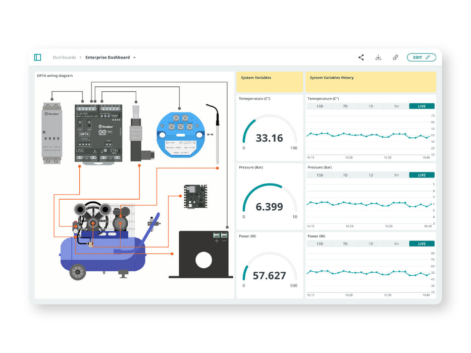 Arduino Air Compressor Arduino Cloud Team Plan – 1-Year Subscription for Collaborative IoT ...