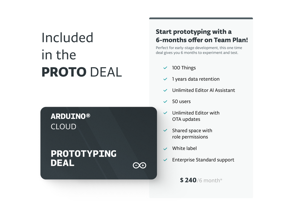 Arduino Cloud Prototyping Deal – 6-Month Plan for IoT Business ...