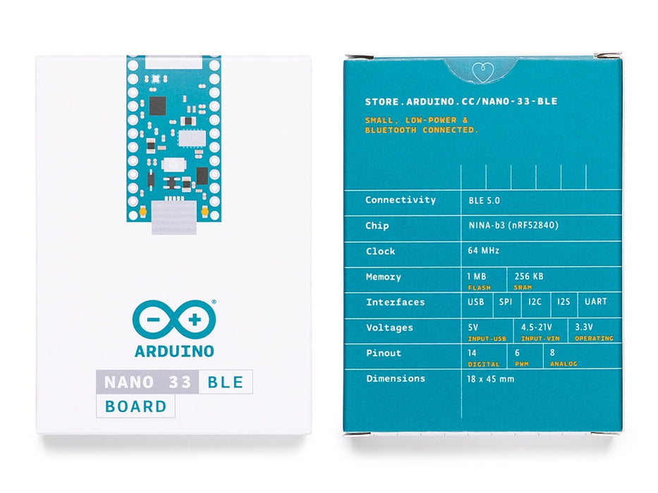 Arduino 33 Ble Arduino Nano 33 BLE — Arduino Online Shop