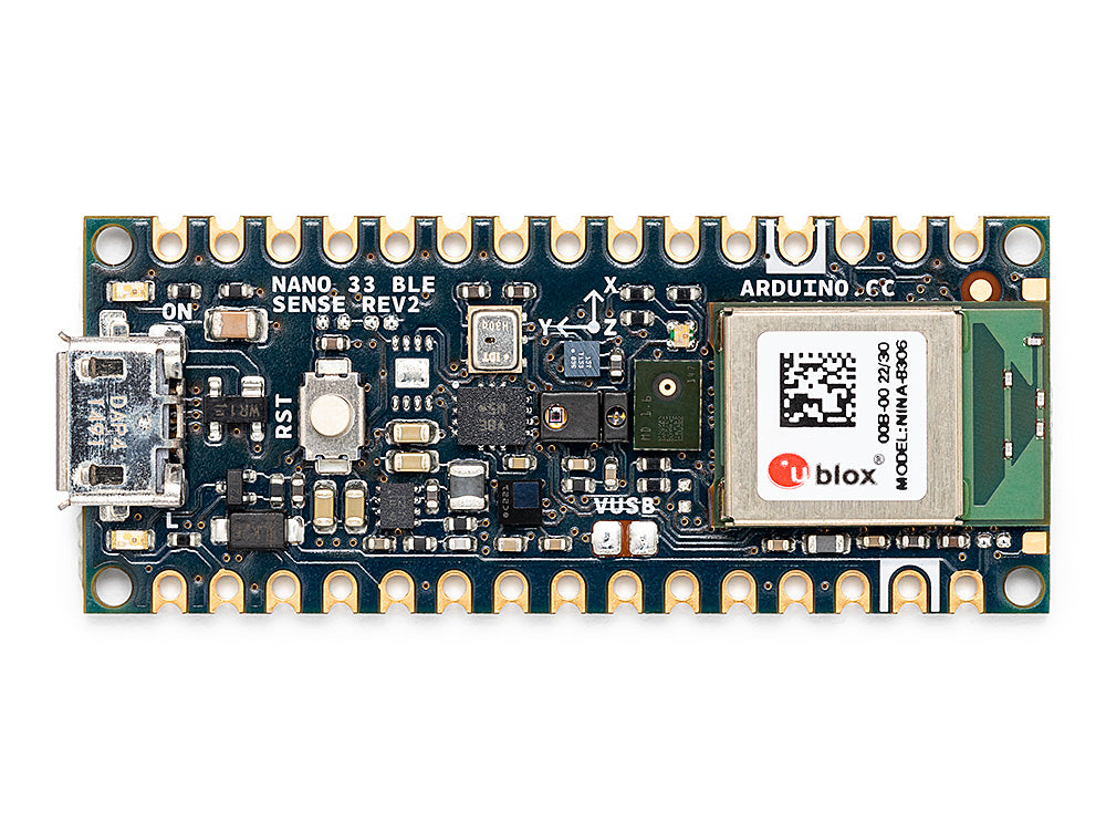 Arduino Nano 33 BLE Sense Rev2 (official store photo)
