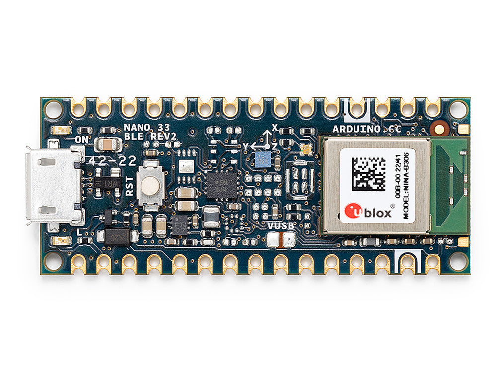 Arduino Usa Arduino Nano 33 BLE Rev2 – Compact Board with Bluetooth Low Energy ...