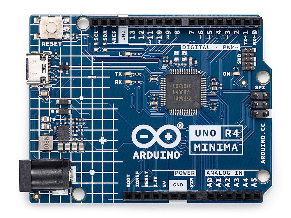 Arduino Usa Arduino UNO® R4 Minima – Powerful 32-bit MCU, USB-C & 256KB Flash ...
