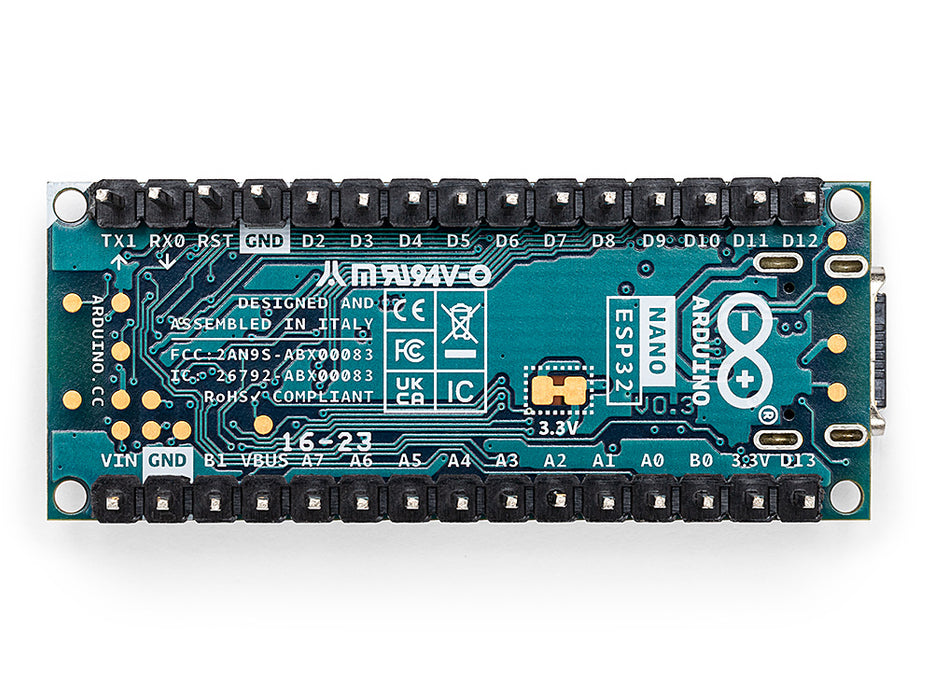 Arduino® Nano ESP32 with headers