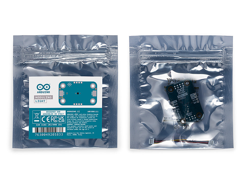 Modulino Light: Color, IR & Ambient Light Detection — Arduino
