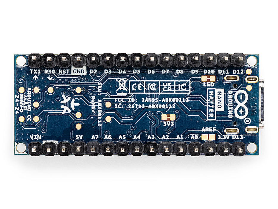 Arduino Nano Matter with Headers – IoT Board with Thread, BLE 5.3 & USB ...