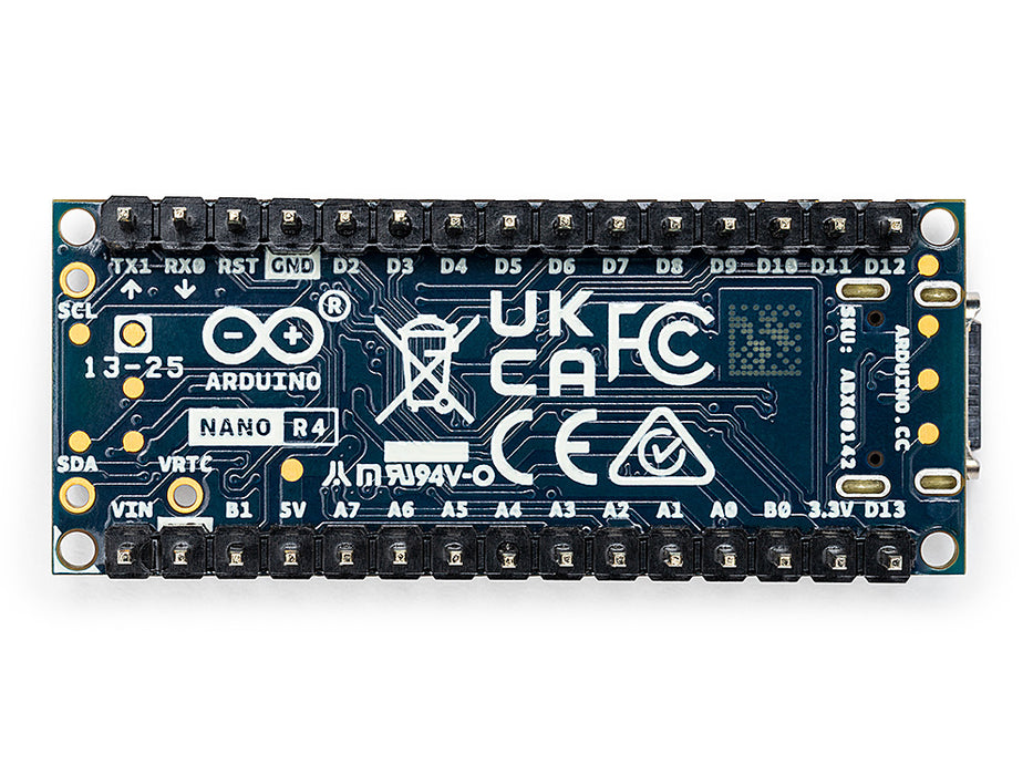 Arduino Nano R4 with Headers – Ready-to-Use Compact Dev Board — Arduino ...