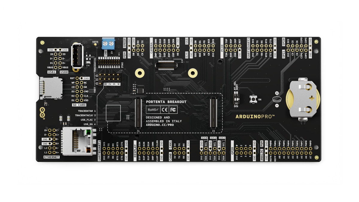Arduino Portenta Breakout – Expand & Prototype Portenta Boards I/O ...