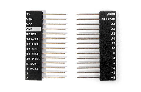 Arduino Standard Header Headers Strip 14 ways Arduino MKR1000 Printed — Arduino Online Shop