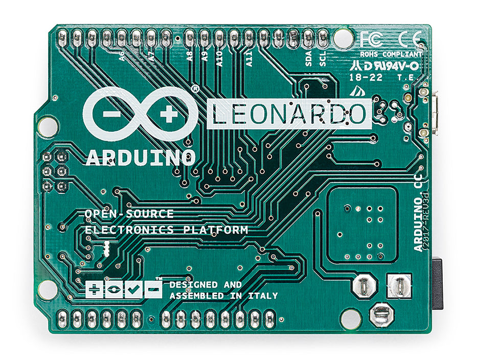 Arduino Leonardo with Headers [A000057]