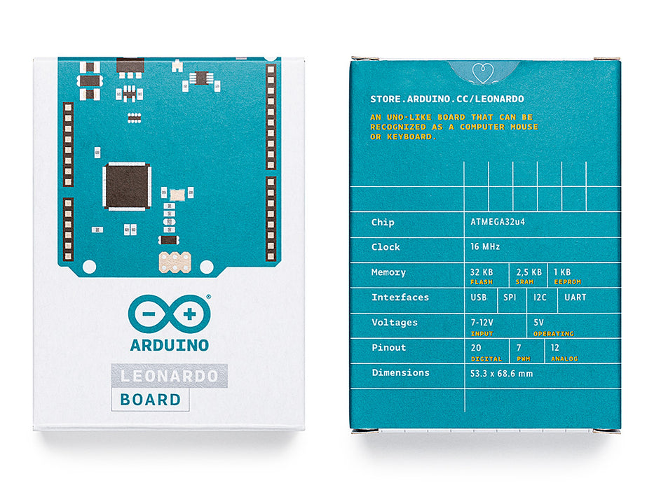 Arduino Leonardo with Headers — Arduino Online Shop