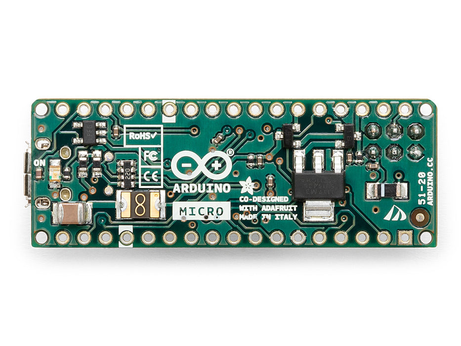 Buy Arduino Micro (no headers) at the right price @ Electrokit