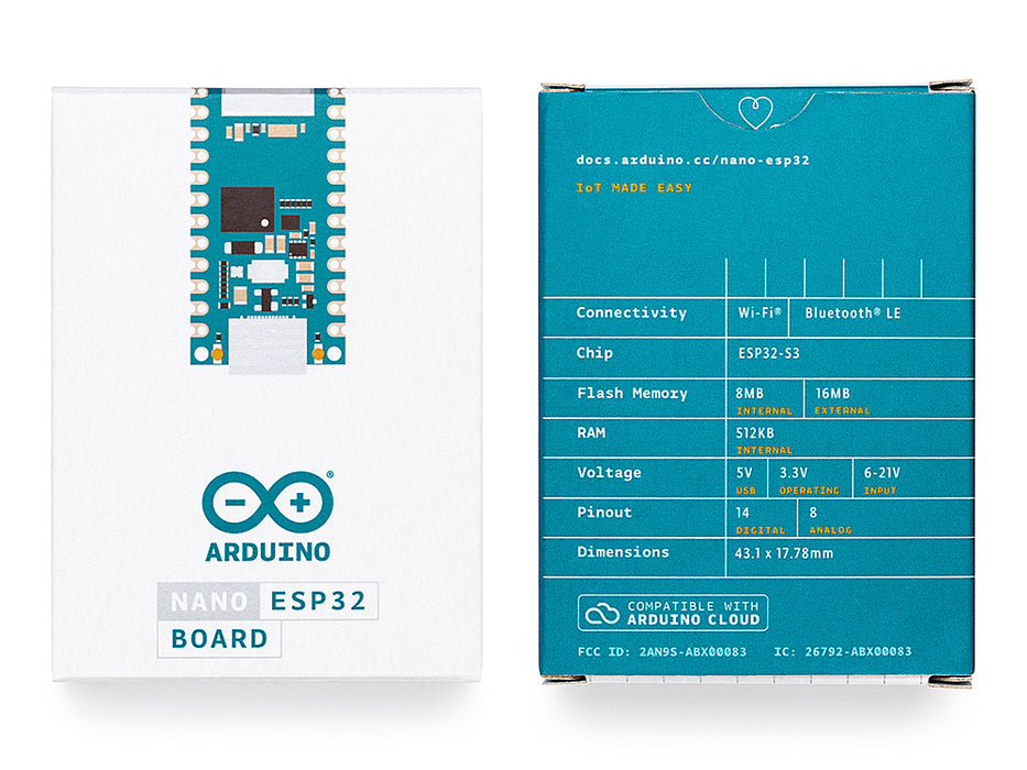 Arduino® Nano ESP32 — Arduino Online Shop