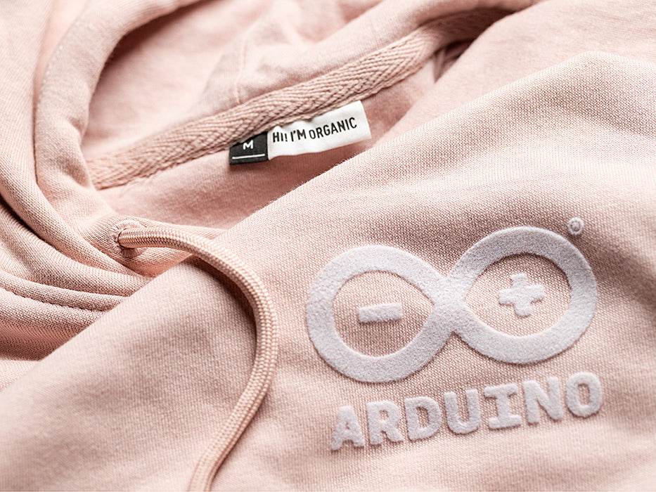 Arduino® Organic Hoodie A/W 22 - pink