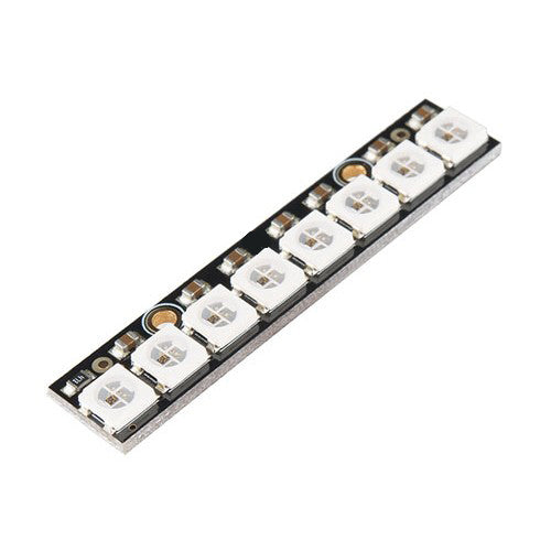 Neopixel Stick with 8 RGB WS2812 LEDs and integrated driver